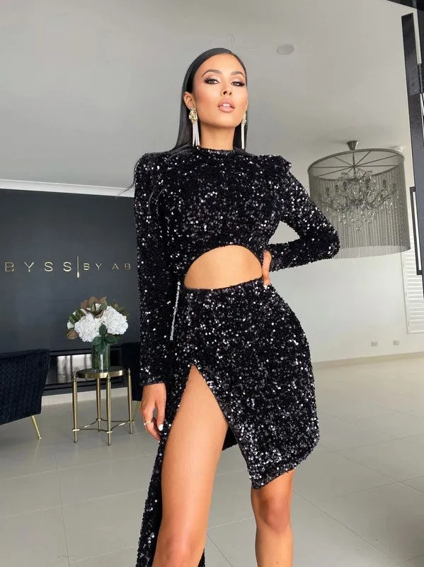 Black Luxury Evening Dress