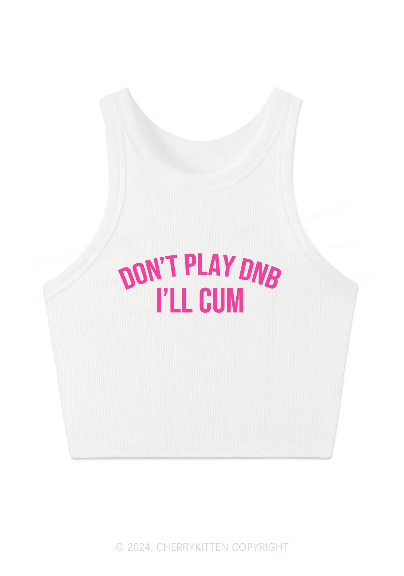 Don't Play DNB Y2K Crop Tank Top Cherrykitten