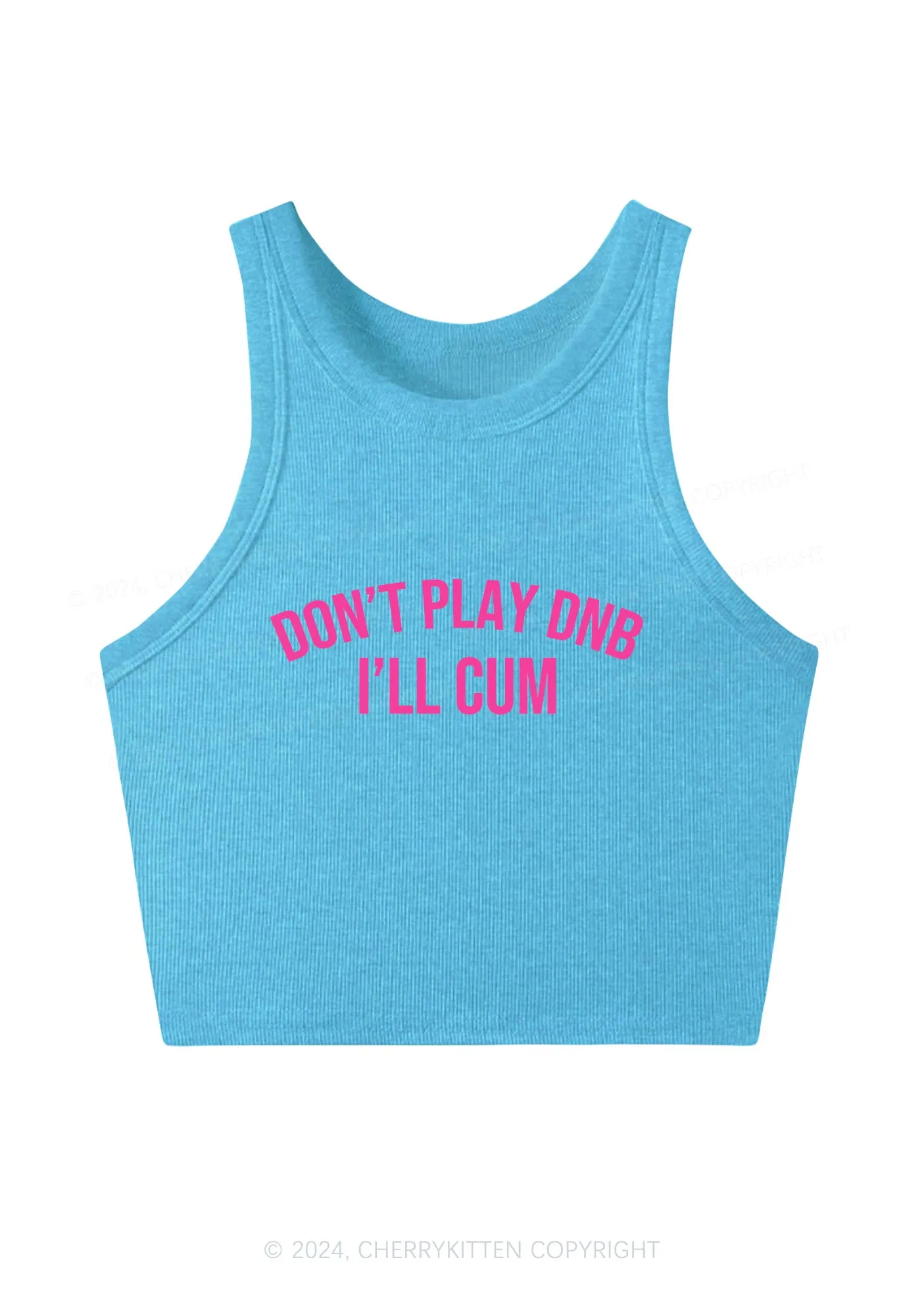 Don't Play DNB Y2K Crop Tank Top Cherrykitten