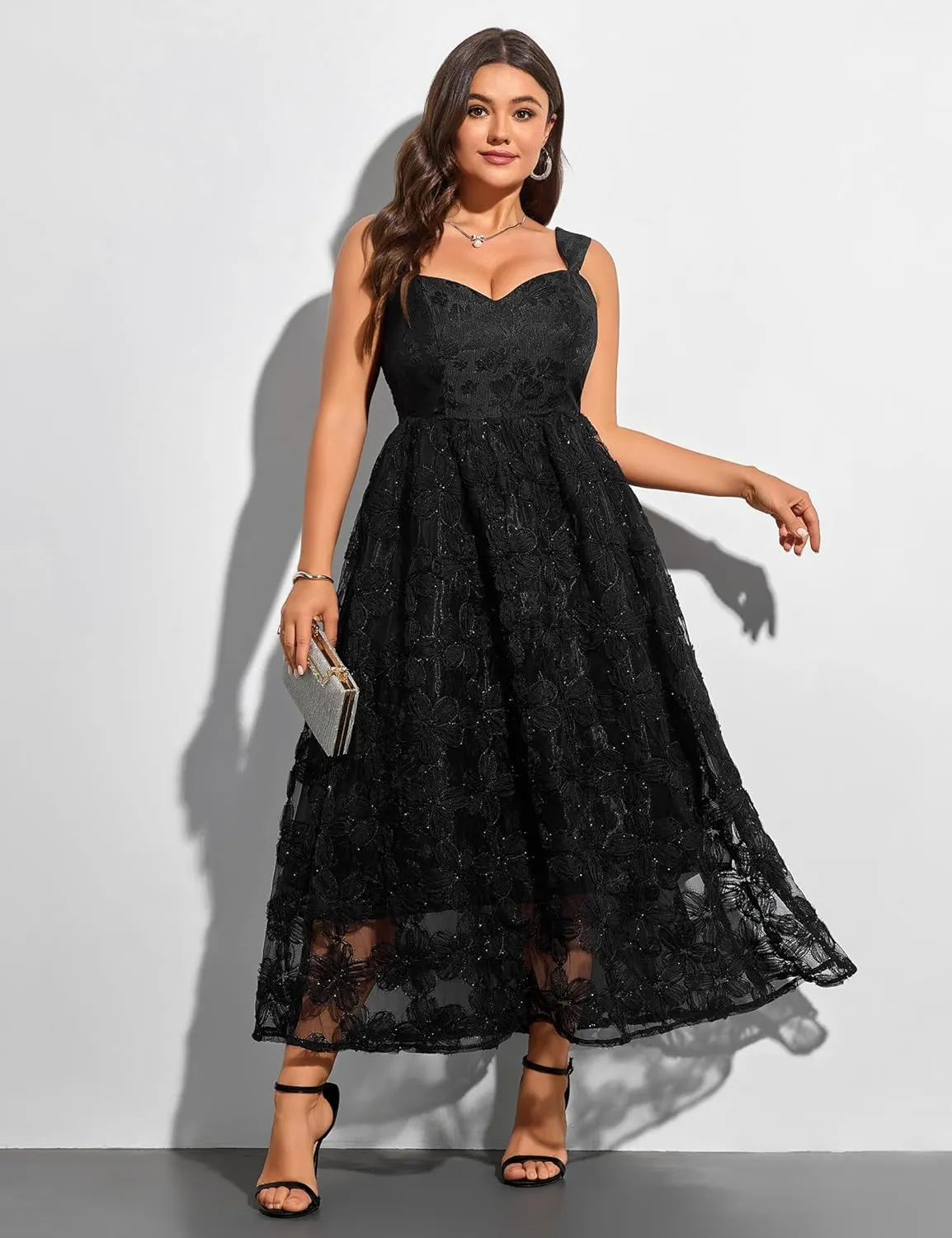 Lace Dresses for Women 2025 Elegant Classy Wedding Guest Cocktail Semi Formal Party Evening Floral Dresses