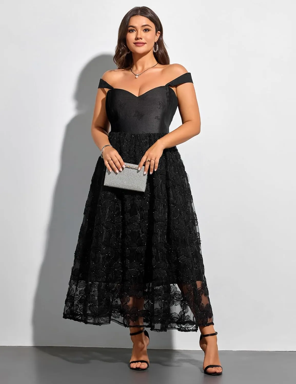 Lace Dresses for Women 2025 Elegant Classy Wedding Guest Cocktail Semi Formal Party Evening Floral Dresses
