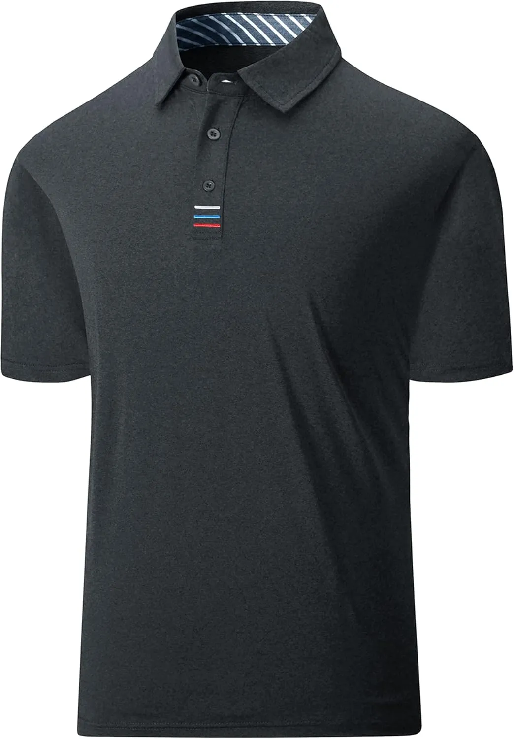 SWISSWELL Golf Polo Shirts for Men Moisture Wicking Performance Short Sleeve Classic Fit Business Casual Shirt