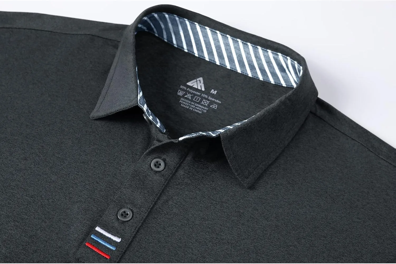 SWISSWELL Golf Polo Shirts for Men Moisture Wicking Performance Short Sleeve Classic Fit Business Casual Shirt