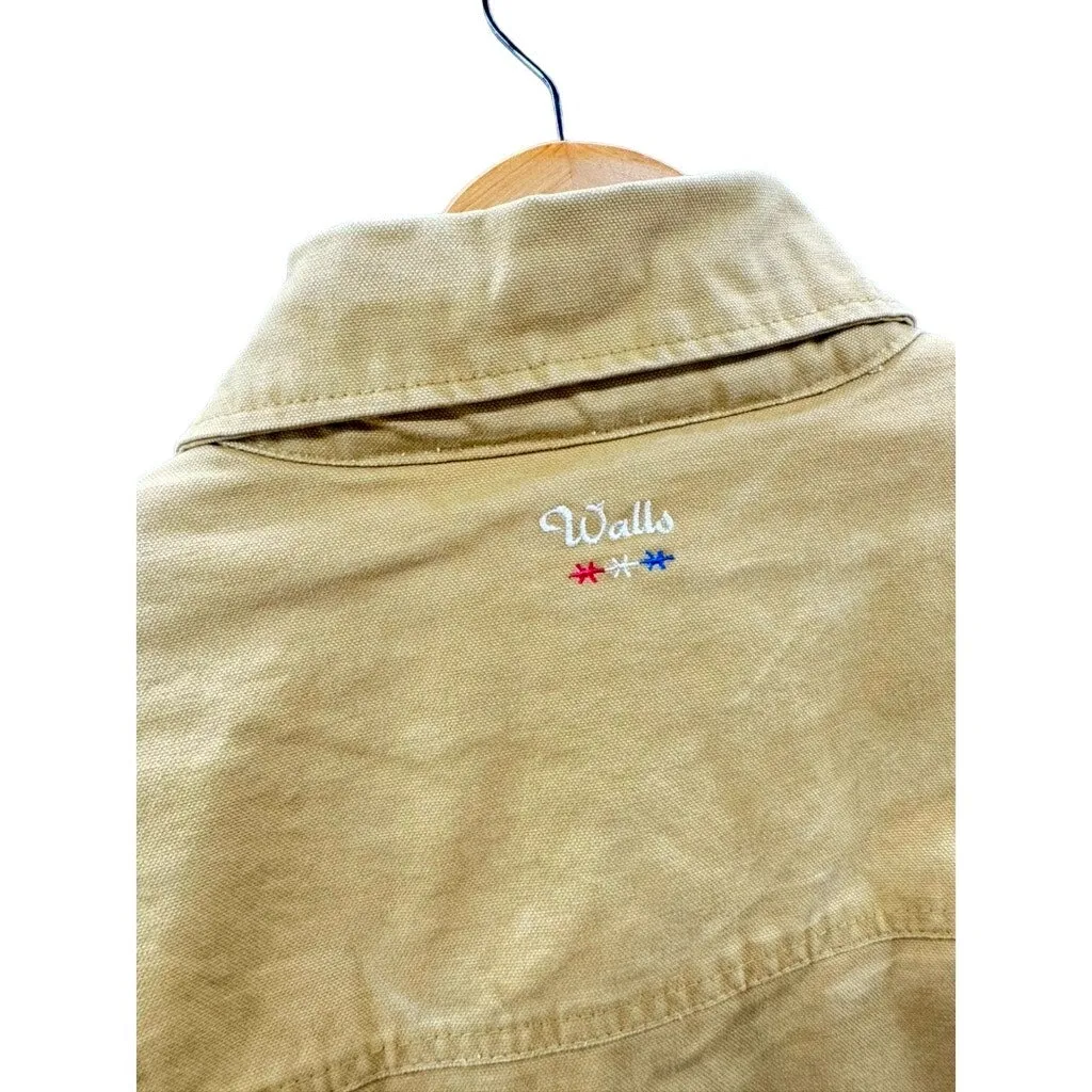 Vintage Walls Workwear Men's Blanket Lined Utility Jacket
