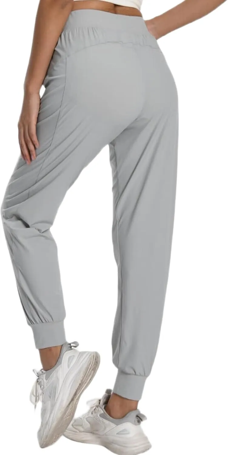 Women Joggers Pants Athletic - Lightweight Quick Dry Soft Track Running Sweatpants with Pockets Workout Lounge